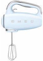 Миксер ручной электрический SMEG HMF01PBEU / мощность 250 Вт / 9 скоростей вращения / пастельный голубой