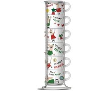 Набор чашек для эспрессо коллекция Italia, 6 шт. TAZZ202, Bialetti